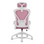 OFFY - Prisma Ergonomic White/Pink OFFYPRISMAWTPK