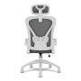 OFFY - Prisma Ergonomic White/Grey OFFYPRISMAWTGRY