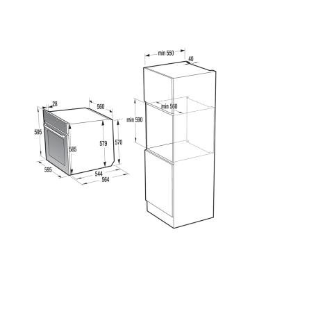 HISENSE - Forno Hidrolitico BFS615S8B
