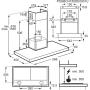 AEG - Chaminé de Parede DBK5651B