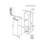 AEG - Frigorífico 1 Porta Encastre NSK7D181DC