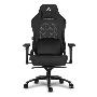ALPHA GAMER - Cadeira Gaming Yara Black Fabric AGYARABKFB