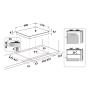 H. ARISTON - Placa FTGHG 641 D/HA(BK) 