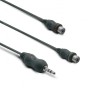 METRONIC -Adap. Jack Stereo 3.5mm F/2 RCA M 360050