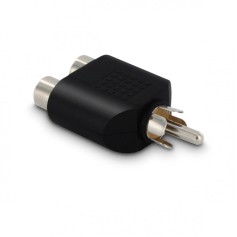 METRONIC - Adaptador Áudio 1 RCA MACHO/2 RCA FEMEA 360040