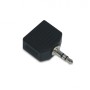 METRONIC - Adapador Jack Estéreo 3.5mm MACHO/ 2 X 3.5mm FEMEA 360015