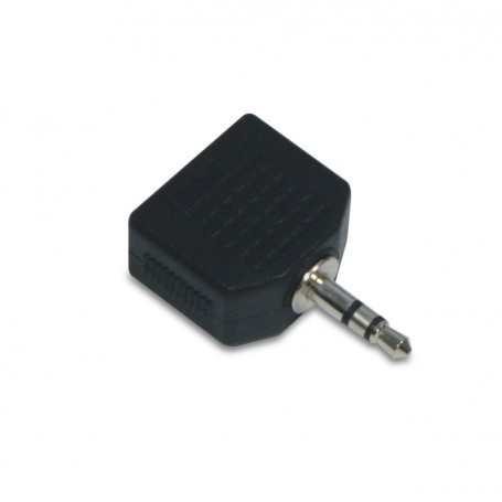 METRONIC - Adapador Jack Estéreo 3.5mm MACHO/ 2 X 3.5mm FEMEA 360015