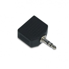 METRONIC - Adapador Jack Estéreo 3.5mm MACHO/ 2 X 3.5mm FEMEA 360015