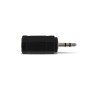 METRONIC - Adaptador Jack Estéreo 2.5mm MACHO/ 3.5mm FEMEA 360090