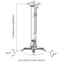 EQUIP - Suporte Projector Teto 650703