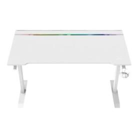 ALPHA GAMER - Secretária Starla RGB White AGSTARLARGBWT