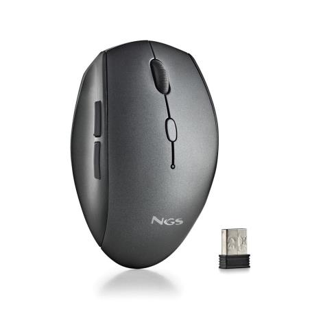NGS - Rato Ergonômico Wireless BEEBLACK