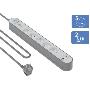 FORCE POWER - Bloco 5 Tomadas FPLIPARAF5P2ACPD800J