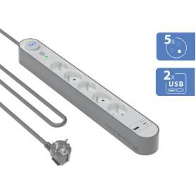 FORCE POWER - Bloco 5 Tomadas FPLIPARAF5P2ACPD800J