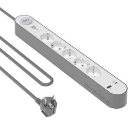 FORCE POWER - Bloco 5 Tomadas FPLIPF5P2ACPD800JSC