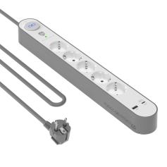 FORCE POWER - Bloco 5 Tomadas FPLIPF5P2ACPD800JSC
