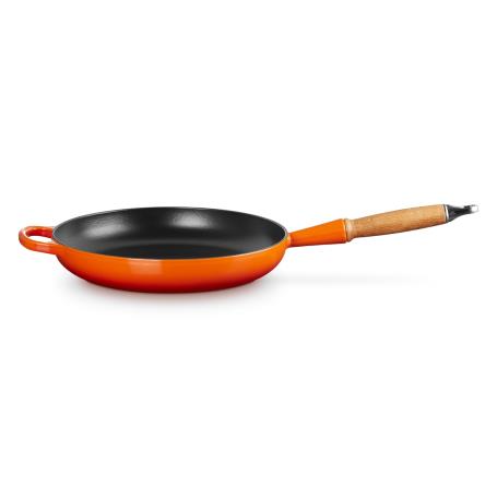 LE CREUSET - Frigideira Baixa 28 Cabo de Madeira Negro Volcanico 20258280900422