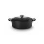 LE CREUSET - Cocotte Oval Evo. 33cm Negro Mate 21178330000430