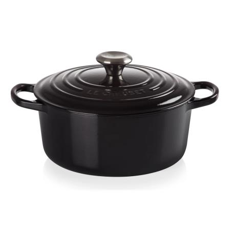 LE CREUSET - Cocotte Red. Preto Brilhante 26 21177261402430
