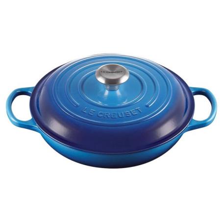 LE CREUSET - Caçarola Baixa 30 Azure 21180302202430