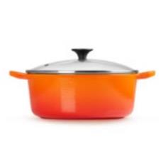 LE CREUSET - Caçarola Red. c/ Tampa Cristal 22 Volcanico 27001220902461
