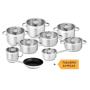 SILAMPOS - Conj. 9 + Faqueiro 24 Peças Atlantico Glass 632125V50496