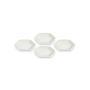 LE CREUSET - Set 4 Pratos 9,5cm Hexagon, Merengue 69259957160030