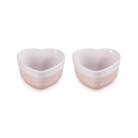 LE CREUSET - Set 2 Ramekins 300ml Shell Pink 79082307770000