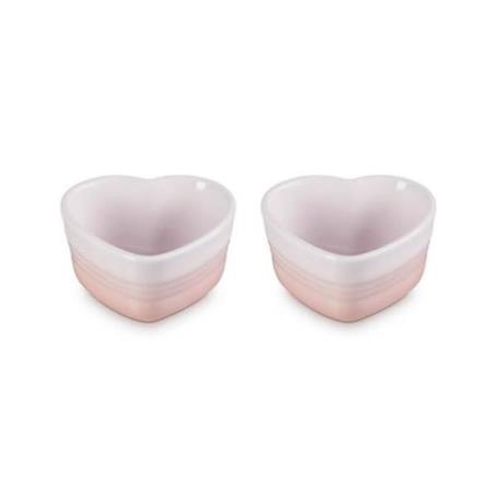 LE CREUSET - Set 2 Ramekins 300ml Shell Pink 79082307770000