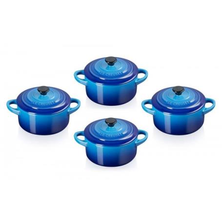 LE CREUSET - Set 4 Mini Cocottes 10 79212102200100