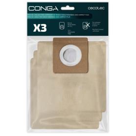 CECOTEC - Pack de 3 bolsas para Aspirador Conga PowerBag 2500 Compact Plus 60944