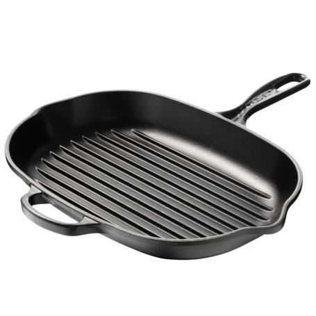 LE CREUSET - Skillet Signature Oval Grill Negro Mate 32 20194320000422