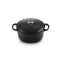 LE CREUSET - Cocotte Red. Signature 22 Negro Mate 21177220000430