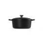 LE CREUSET - Cocotte Red. Signature 22 Negro Mate 21177220000430