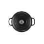 LE CREUSET - Cocotte Red. Signature 22 Negro Mate 21177220000430