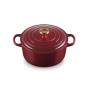 LE CREUSET - Cocotte Red. Signature 22 Garnet 21177229494441