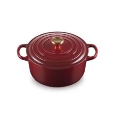 LE CREUSET - Cocotte Red. Signature 22 Garnet 21177229494441