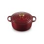 LE CREUSET - Cocotte Red. Signature 24 Garnet 21177249494441