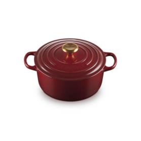 LE CREUSET - Cocotte Red. Signature 24 Garnet 21177249494441
