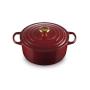LE CREUSET - Cocotte Red. Signature 26 Garnet 21177269494441