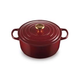 LE CREUSET - Cocotte Red. Signature 26 Garnet 21177269494441