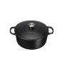 LE CREUSET - Cocotte Red. Signature 28 Negro Mate 21177280000430