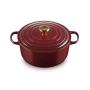 LE CREUSET - Cocotte Red. Signature 28 Garnet 21177289494441