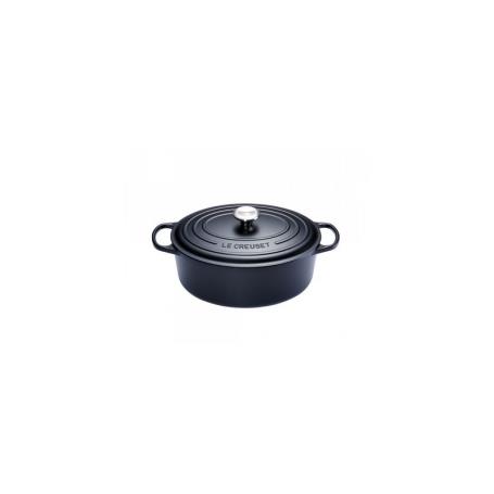 LE CREUSET - Cocotte Oval Signature 27 Negro Mate 21178270000430