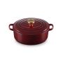 LE CREUSET - Cocotte Oval Signature 27 Garnet 21178279494441