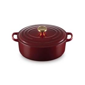 LE CREUSET - Cocotte Oval Signature 27 Garnet 21178279494441