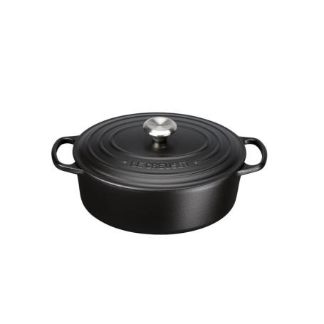 LE CREUSET - Cocotte Oval Signature 29 Negro Mate 21178290000430