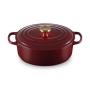 LE CREUSET - Cocotte Oval Signature 29 Garnet 21178299494441