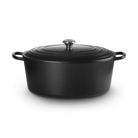 LE CREUSET - Cocotte Oval Signature 40 Negro Mate 21178400000430