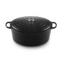 LE CREUSET - Cocotte Oval Signature 40 Negro Mate 21178400000430
